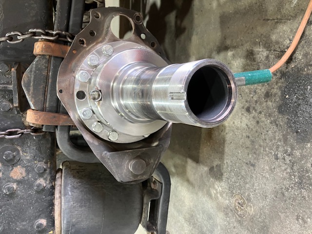 Axle repair work