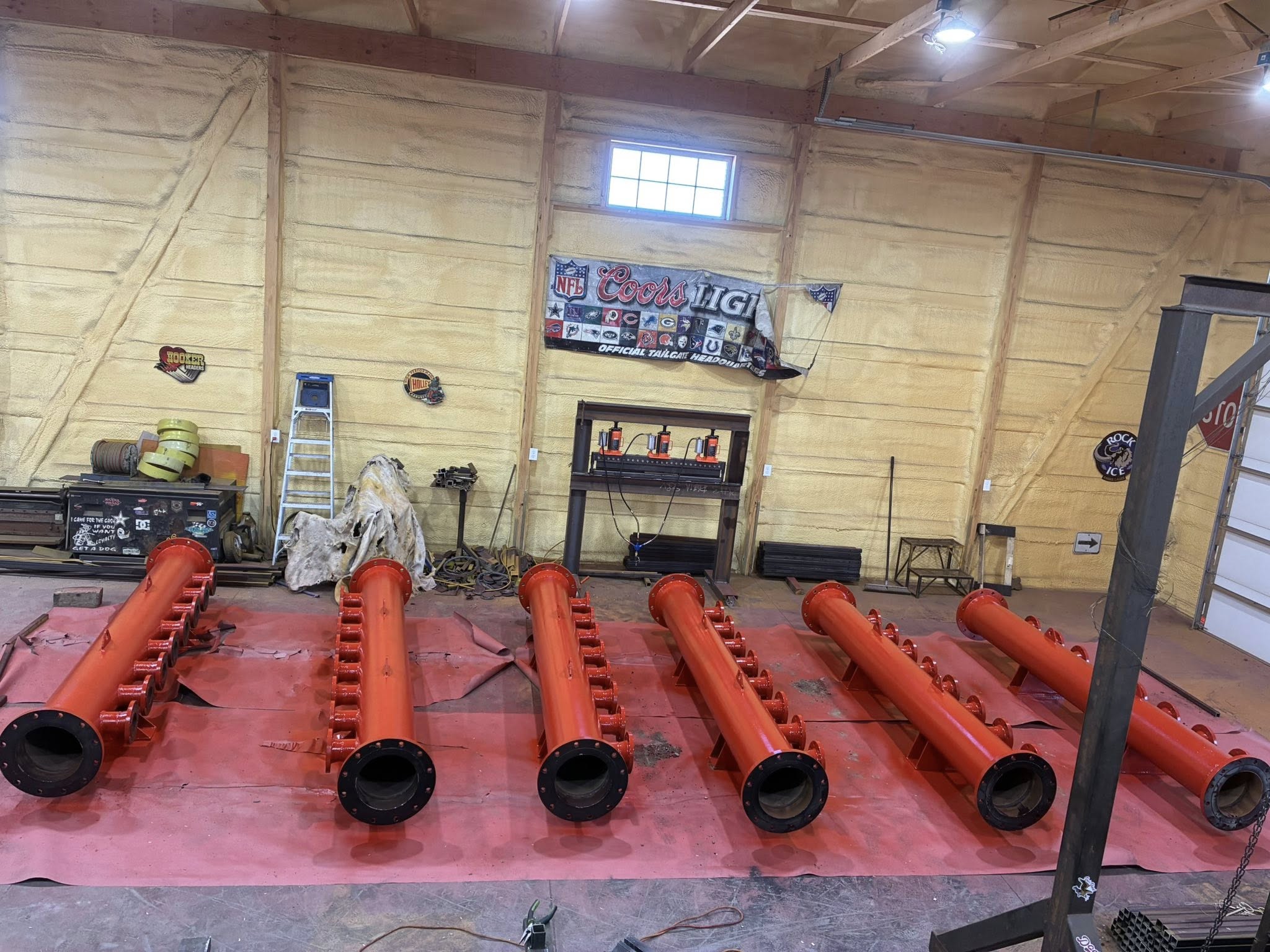 Large-scale piping fabrication project